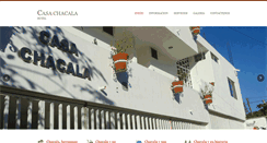 Desktop Screenshot of hotelcasachacala.com